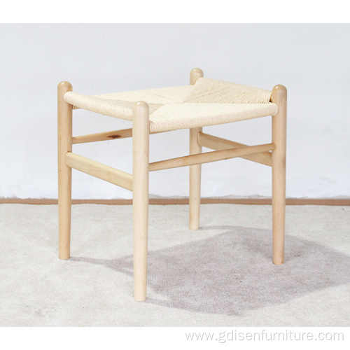 High quality modern natural CH53 wooden stool